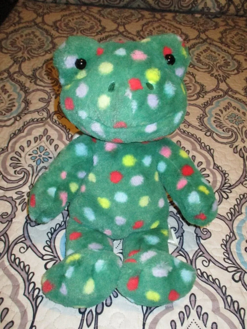 Build a bear Christmas Frog Mistle Toad